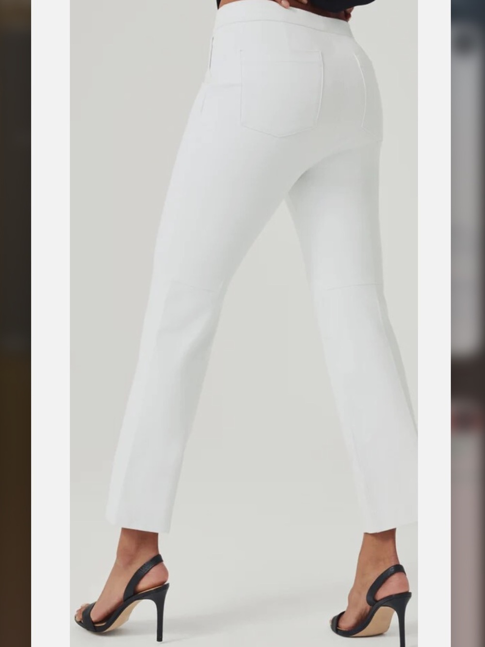 Spanx pants SPANX Women's On-The-Go Kick Flare Pants Classic White crop